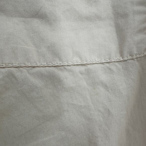 Lou & Grey Tan Cotton Elastic Drawstring Waist Pocket Cropped Pants Size Large - Picture 11 of 16